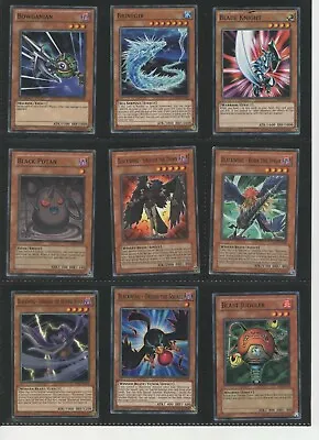 Yugioh Cards - WARRIOR FIEND SPELLCASTER FAIRY BEAST DINOSAUR DRAGON WYRM  • $2.50