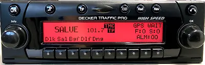 Original Becker Traffic Pro High Speed BE 7821 Car Stereo CD Player Inclusive Set • $366.81