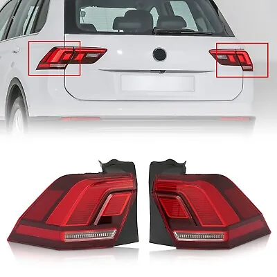 Left Right LED Tail Light Outer Rear Brake Lamp For Volkswagen Tiguan 18-23 • $95.99