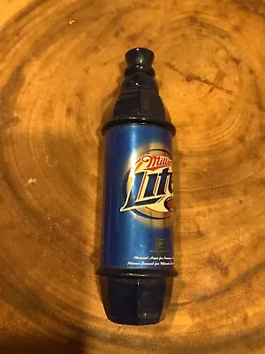 Miller Lite Beer Tap Handle Knob Blue Cylinder Preowned  • $12.99