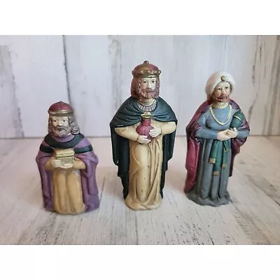 Vintage Midwest Importers Three Kingsman Ceramic Nativity Scene Set • $19.58