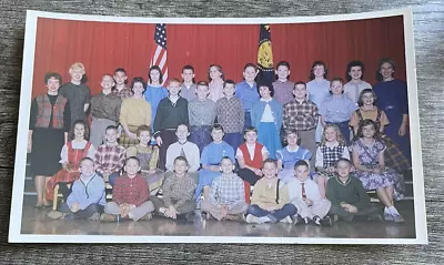 Vintage 1960-1961 Salem Oregon Elementary School 5th Grade Class Picture Color • $29.97