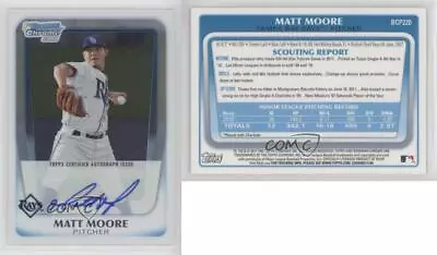 2011 Bowman Chrome Prospects Auto Matt Moore #BCP220 Auto • $4.73