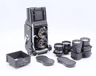 Mamiya C330 Medium Format TLR + 65mm 80mm & 180mm Lenses - MUST SEE! (2777) • $629.99