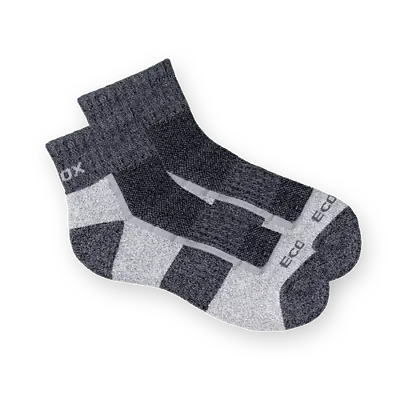 3 Pair Bamboo ECOSOX Light Weight Hiking Quarter Socks   3 Sizes Available • $34.60