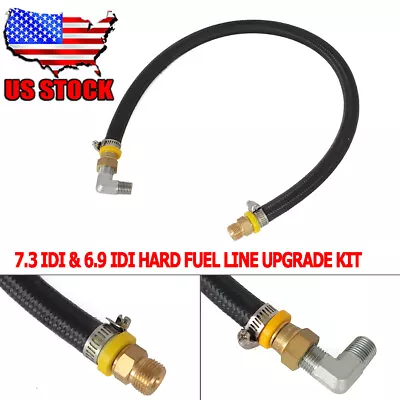 US 7.3 IDI & 6.9 IDI Hard Fuel Line Hose Upgrade Kit Lift Pump Line To Filter • $47.99