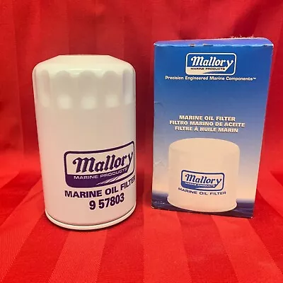 Mallory Marine Oil Filter Mercruiser 35-16595T1GM-V-6 NEW • $9.99