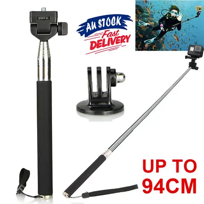 $11.95 • Buy GoPro Selfie Stick Extendable Handle Mount Telescopic Hero Monopod Pole