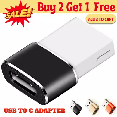 USB C 3.0 Type A Male To USB C Fast 3.1 Type C Female Adapter Converter Charger • $4.45