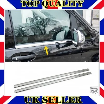 Chrome Window Lower Trim 2 Pcs S.STEEL For Mercedes W447 VITO 2014 Onwards • £14