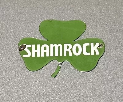 Vintage Shamrock Clover Irish Saint Patrick Porcelain Sign Car Gas Auto Oil • $70.99