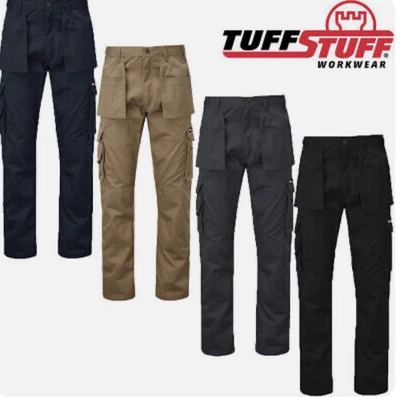 £18 • Buy New Mens Tuff Stuff Pro Work Trouser  711 Size  44 Length 32.5(Long) Black Only