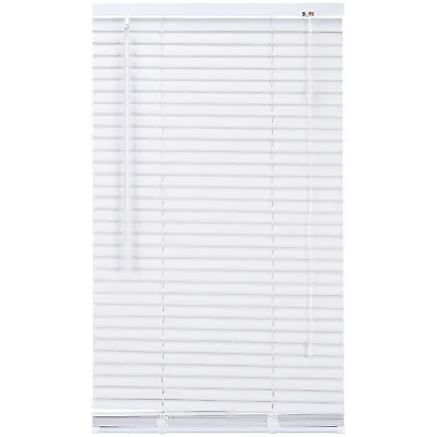 The Range PVC White Wood Effect Venetian Blind • £6.99