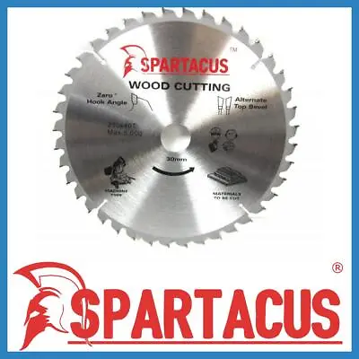 £17.99 • Buy Spartacus Wood Cutting Saw Blade 250 Mm X 40 Teeth X 30mm Fits Various Models