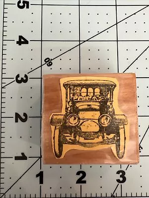 Vintage Wooden Rubber Stamp Antique Car Model T Car Vehicle • $6.39