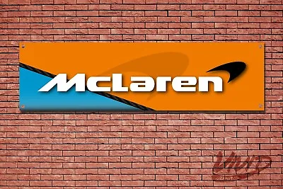 Mclaren F1 Formula 1 Team PVC Garage / Workshop / Wall Banner /Poster LN4 • £14.99