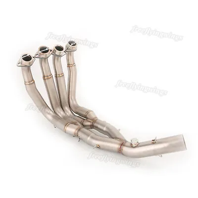 For Yamaha YZF R6 2006-2016 Full Exhaust System Header Front Link Pipe 51mm Tube • $329.66