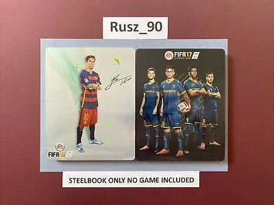 X2 STEELBOOKS ONLY Fifa 16 Messi 17 Ultimate Team Limited Editions PS4/Xbox One • £12.50