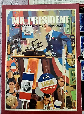 Vtg Complete 3M Bookshelf Mr. President The Game Of Campaign Politics Election • $19.99