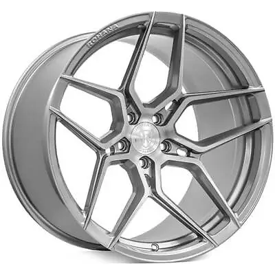 4ea 20x9/20x11  Staggered Rohana Wheels RFX11 Brushed Titanium Rims(S10) • $2640