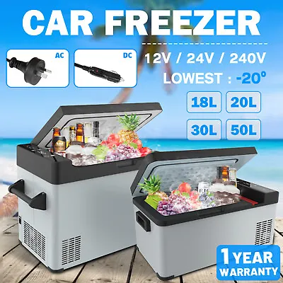 $109.90 • Buy 18L/20L/30L/50L Portable Car Refrigerator Fridge Freezer Camping Icebox  Cooler
