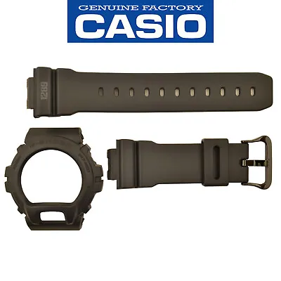 Genuine CASIO G-SHOCK DW-6900MS-1 (1289) Black Rubber Watch Band & Bezel Set • $58.45