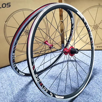 Road Bike Wheels 700C QR V Brake Aluminum Alloy Clincher Wheelset Front/Rear Rim • $99.99