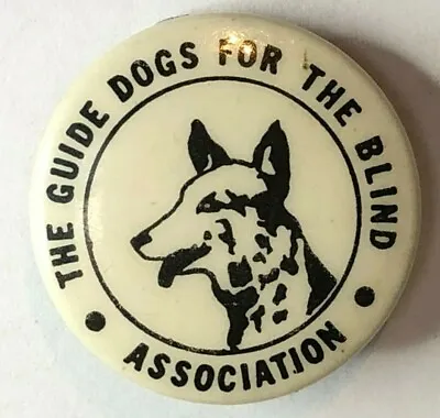 1940's The Guide Dogs For The Blind Tin Badge 24 Mm • £11.21