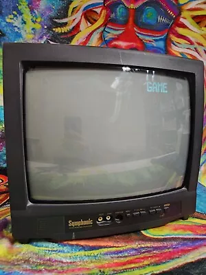 Vintage Symphonic ST413C 13  CRT Retro Gaming Television | TESTED • $49.99