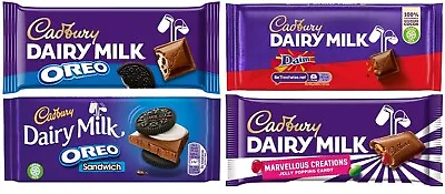 Cadbury Diary Milk Chocolate Bars - Oreo / Daim / Marvellous Creation • £8.99