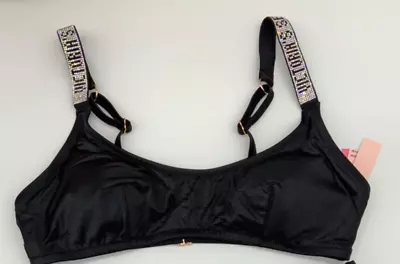 Victorias Secret Shine Strap Tulum Scoop Bralette Swim Top Sz Small • $19.99