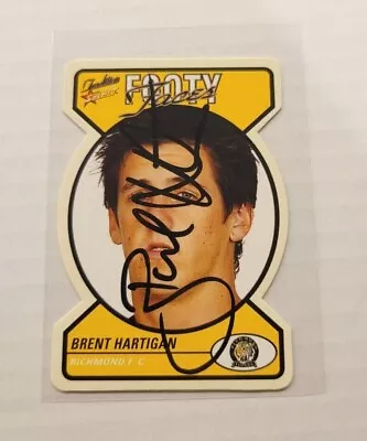 Richmond Tigers - Brent Hartigan Signed Afl 2005 Select Diecut Card • $9.95