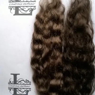 Mohair For Reborn Doll Rooting. Loutrais Mohair Premium - 10 GRAMS Brown Duo • $17.41