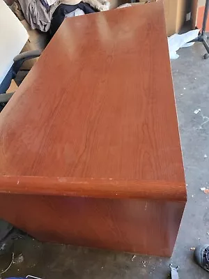 Solid Wood Desk  Golden Oak In Color. 29  Tall & 60  Wide.. 5 Drawers • $120