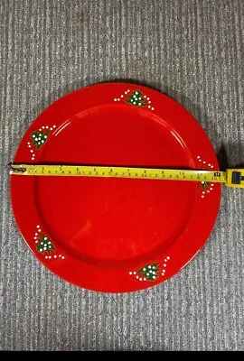 Waechtersbach Christmas Tree Red Dinner Platter 12” German • $46.99