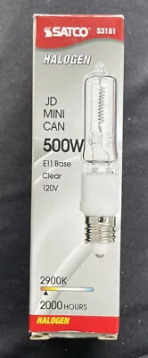 Satco S3181 - 500W Bulb T4 Clear E11 Base-LOT OF 10 • $72.50