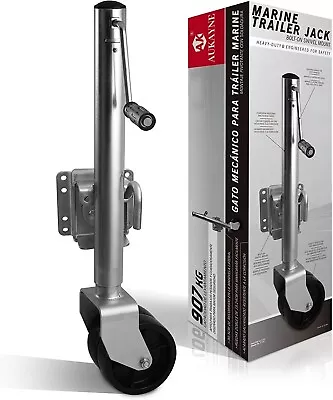 Marine RV Boat Trailer Lift Jack With Dual 6 Inch Wheel Heavy Duty 2000 Lbs. • $99.95