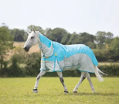 £78.99 • Buy Shires Highlander Plus Waterproof Full Neck Combo Fly Horse Rug | 90% UV Protect