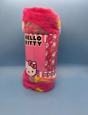 Sanrio Hello Kitty New Soft Throw Blanket Pink With Cute Ice Cream Design • $14