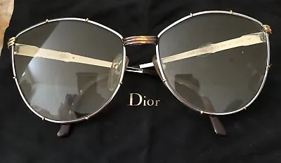 $58 • Buy Vintage Christian Dior Oversized Butterfly Eyeglasses Made In Austria Style 2249