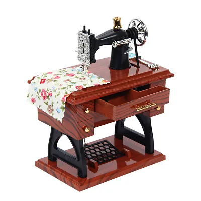 £8.99 • Buy Music Box Mini Sewing Machine Style Mechanical Birthday Xmas Gift Table Decor
