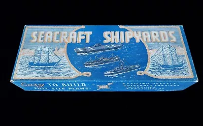 Seacraft Shipyards Balsa Wood Ship Model Kit Vintage • $51
