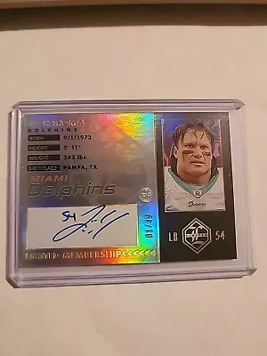 2023 Panini Limited Zach Thomas Limited Membership Auto # 01/49 Silver  • $35