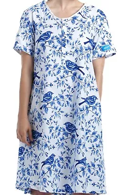 £44.78 • Buy PLUS SIZE Hospital / Maternity Gown BLUEBIRD 100% Cotton FREE POST AUST