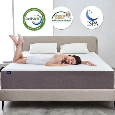 Molblly Purity Cooling Gel Memory Foam 10  Mattress Full Size (Zero Fiberglass) • $200