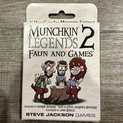 Munchkin Legends 2: Faun And Games Expansion From Steve Jackson Games Card Game  • $8.50