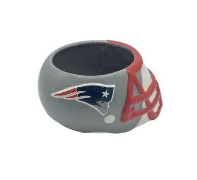 $10 • Buy New England Patriots Football Helmet Bowl Planter Holder NFL