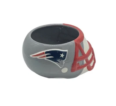 $10 • Buy New England Patriots Football Helmet Bowl Planter Holder NFL