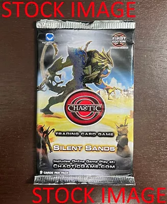 Chaotic SILENT SANDS 1st Edition - Factory Sealed 9 Card Booster Pack • $6.99