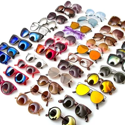 Bulk Lot Wholesale 50 Fashion Sunglasses Eyeglasses Assorted Men Women Styles • $55.99